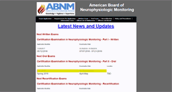 Desktop Screenshot of abnm.info